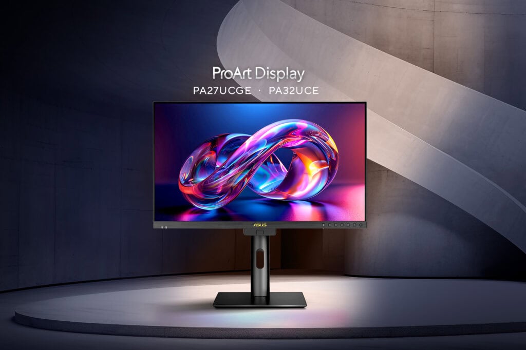 ASUS ProArt ekran monitörü, yüksek çözünürlük ve renk doğruluğu ile dikkat çekiyor.